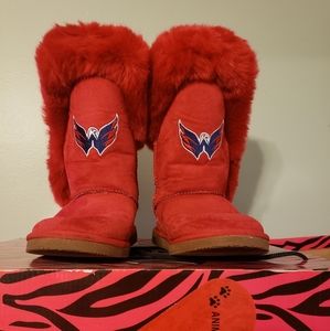 Washington Capitals Red Furfree boots